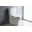 Bathco Formentera Muszla klozetowa miska WC kompaktowa stojąca 65x37x76,5 cm z deską wolnoopadającą, biała 4505 - zdjęcie 1