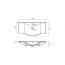 Bathco Helsinki Umywalka wisząca 80x45x18 cm, biała 4092 - zdjęcie 2