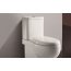 Bathco Toronto Muszla klozetowa miska WC kompaktowa stojąca ze zbiornikiem i deską wolnoopadającą, biała 4518 - zdjęcie 2