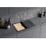 Berg Slim WWP Bateria kuchenna wysoka z wyciąganą wylewką jasny złoty S130336BG - zdjęcie 4