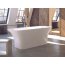 Besco Assos Matt Wanna wolnostojąca 160x70 cm biały połysk/biały mat + korek klik-klak chrom WMMB-160A - zdjęcie 5