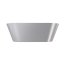 Besco Deeva Glam Wanna wolnostojąca 170x80 cm srebrny glam/biały połysk + syfon klik klak biały z powłoką IllumeCoat WWA-170DGSW - zdjęcie 3