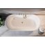 Besco Deeva Wanna wolnostojąca 150x75 cm biały połysk + syfon klik klak czarny mat WWA-150-DCZ - zdjęcie 6