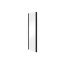 Besco Duo Slide Black Ścianka prysznicowa boczna 195x80 cm profile czarny mat szkło przezroczyste PDSB-80 - zdjęcie 1