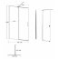 Besco Vayo Kabina walk-in przesuwna 200x90 cm VY-90-200C - zdjęcie 3
