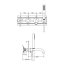 Besco Veo Bateria wannowa podtynkowa chrom BW-V4P-CH - zdjęcie 2