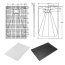 Besco Vexo Black Brodzik prostokątny 140x90 cm czarny BVB-140-90-P - zdjęcie 3