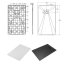 Besco Vexo Black Brodzik prostokątny 150x90 cm czarny BVB-150-90-P - zdjęcie 3