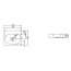 Bette Comodo Umywalka wisząca 49,5x60 cm bez przelewu, bez otworu pod baterię, biała A210-000 - zdjęcie 3
