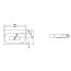 Bette Comodo Umywalka wisząca 49,5x80 cm bez przelewu, bez otworu pod baterię, z powłoką BetteGlaze Plus, biała A211-000PW - zdjęcie 3