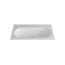 Bette Comodo Umywalka wpuszczana w blat 49,5x100 cm bez przelewu, z 1 otworem pod baterię, biała A202-000HLW1 - zdjęcie 4