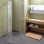 Bette Floor Corner Brodzik półokrągły 100x80x4,5 cm z powłoką BetteGlaze Plus biały 6751-000PLUS - zdjęcie 2
