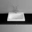 Bette Lux Umywalka wpuszczana w blat 49,5x60 cm bez przelewu, z 1 otworem pod baterię, biała A163-000HLW1 - zdjęcie 2
