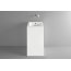 Bette One Monolith Umywalka wolnostojąca 50x50 cm bez przelewu, bez otworu pod baterię, z korkiem, biała A144-000 - zdjęcie 5