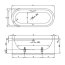 Bette Starlet Flair Oval Wanna owalna 178x78x42 cm biała 8774-000 - zdjęcie 3