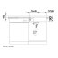 Blanco Adon XL 6 S Zlewozmywak granitowy jednokomorowy 98x48 cm antracyt 525347 - zdjęcie 5