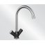 Blanco Amona Silgranit-Look Bateria kuchenna stojąca, czarna antracyt/chrom 520770 - zdjęcie 6