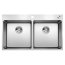 Blanco Andano 400/400-IF/A Zlewozmywak stalowy dwukomorowy 86,5x40 cm 525249 - zdjęcie 1