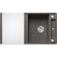Blanco Axia III 5 S-F Zlewozmywak kompozytowy jednokomorowy 90,5x50 cm wulkaniczny szary + deska kuchenna szklana 527224  - zdjęcie 1