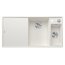 Blanco Axia III 6 S-F Zestaw Zlewozmywak kompozytowy półtorakomorowy 99x51 cm prawy biały + deska kuchenna drewniana + odsączarka stalowa 523486 - zdjęcie 2