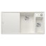 Blanco Axia III 6 S Zestaw Zlewozmywak kompozytowy półtorakomorowy 100x51 cm prawy biały + deska kuchenna drewniana + odsączarka stalowa 523466 - zdjęcie 2