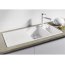 Blanco Axia III 6 S Zlewozmywak kompozytowy półtorakomorowy 100x51 cm delikatny biały prawy + deska kuchenna drewniana + odsączarka stalowa 527046  - zdjęcie 8