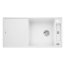Blanco Axia III XL 6 S Zestaw Zlewozmywak kompozytowy jednokomorowy 100x51 cm biały + deska kuchenna szklana 523514 - zdjęcie 2