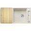 Blanco Axia III XL 6 S Zlewozmywak kompozytowy jednokomorowy 100x51 cm delikatny biały + deska kuchenna drewniana 527052 - zdjęcie 1
