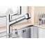 Blanco Elipso-S-F II Bateria kuchenna podokienna stojąca metaliczna, chrom 514911 - zdjęcie 4
