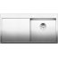 Blanco Claron 5 S-IF Zlewozmywak stalowy jednokomorowy 100x51 cm prawy z korkiem automatycznym stalowy 521625 - zdjęcie 1