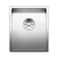 Blanco Claron 340-U Zlewozmywak stalowy jednokomorowy 38x44 cm z korkiem InFino stalowy Durinox 523384 - zdjęcie 1