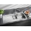 Blanco Classimo 6 S-IF Zlewozmywak stalowy półtorakomorowy 100x50 cm stal szlachetna polerowana 525328 - zdjęcie 2