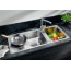 Blanco Classimo 8 S-IF Zlewozmywak stalowy dwukomorowy 116x50 cm stal szlachetna polerowana 525332 - zdjęcie 2