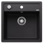 Blanco Dalago 5-F Zlewozmywak kompozytowy jednokomorowy 50,5x50 cm czarny 525872 - zdjęcie 1