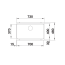 Blanco Etagon 700-U  Zlewozmywak kompozytowy jednokomorowy 73x46 cm z korkiem InFino tartufo 525174 - zdjęcie 3