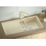 Blanco Idento 6 S-F Zlewozmywak ceramiczny półtorakomorowy 97,6x48,6 cm z korkiem automatycznym magnoliowy połysk 522271 - zdjęcie 2