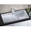 Blanco Idento XL 6 S Zlewozmywak ceramiczny jednokomorowy 100x51 cm z ociekaczem, z korkiem automatycznym, z powłoką PuraPlus, jaśminowy 522132 - zdjęcie 2