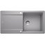 Blanco Idento XL 6 S Zlewozmywak ceramiczny jednokomorowy 100x51 cm z ociekaczem, z korkiem automatycznym, z powłoką PuraPlus, szarość aluminium 522133 - zdjęcie 1