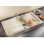 Blanco Idessa XL 6 S Zlewozmywak ceramiczny jednokomorowy 100x50 cm z ociekaczem, z korkiem automatycznym, bazaltowy 520314 - zdjęcie 7