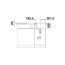 Blanco Lexa 40 S Silgranit PuraDur Zlewozmywak granitowy jednokomorowy 68x50 cm z korkiem automatycznym InFino jaśmin 524885 - zdjęcie 5