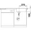 Blanco Livit XL 6 S Zlewozmywak stalowy jednokomorowy 100x50 cm z ociekaczem z korkiem automatycznym stal szczotkowana 518519 - zdjęcie 4