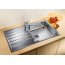 Blanco Livit XL 6 S Zlewozmywak stalowy jednokomorowy 100x50 cm z ociekaczem z korkiem automatycznym stal szczotkowana 518519 - zdjęcie 2