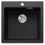 Blanco Pleon 5 Zlewozmywak kompozytowy jednokomorowy 51,5x51 cm czarny 525951 - zdjęcie 1