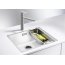 Blanco Subline 500-IF Steelframe Zlewozmywak granitowy Silgranit PuraDur jednokomorowy 54,3x44,3 cm wpuszczany z korkiem automatycznym, antracyt 521015 - zdjęcie 2