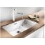 Blanco Subline 700-U Level Zlewozmywak granitowy Silgranit PuraDur jednokomorowy 73x46 cm podwieszany, z ociekaczem, bez akcesoriów, szarość skały 518973 - zdjęcie 2