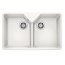Blanco Villae Farmhouse Double Zlew ceramiczny farmerski 79,4x49 cm biały połysk 525164 - zdjęcie 1