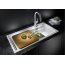 Blanco Zenar XL 6 S Steamer Systemplus Zlewozmywak granitowy Silgranit PuraDur jednokomorowy 100x51 cm prawa komora, z ociekaczem, z drewnianą deską, perłowoszary 521221 - zdjęcie 2