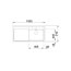 Blanco Zenar XL 6 S Zlewozmywak kompozytowy jednokomorowy 100x51 cm prawy delikatny biały + deska kuchenna drewniana 527188  - zdjęcie 3