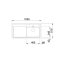 Blanco Zenar XL 6 S Zlewozmywak kompozytowy jednokomorowy 100x51 cm lewy wulkaniczny szary + deska kuchenna drewniana 527369 - zdjęcie 3