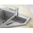 Blanco Zenos-S Silgranit-Look Bateria kuchenna z wyciąganą wylewką ciemnoszara szarość skały 518784 - zdjęcie 2